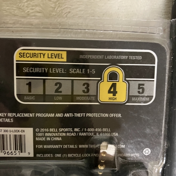 Bicycle lock U-LOCK By BELL - Picture 4 of 5